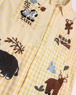 Retro Fun Animal Long-Sleeved Shirt