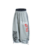 Patchwork Casual Wide-Leg Pants