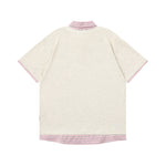 가짜 투피스 스플라이스 반팔 셔츠