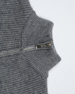 Retro letter turtleneck sweater