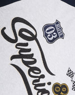 레트로 콘트라스트 폴로 반소매