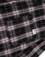 Retro simple plaid long-sleeved shirt