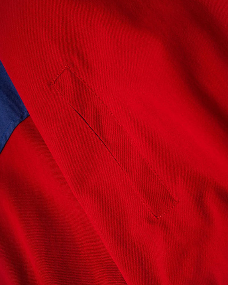 레트로 자수 패치워크 재킷