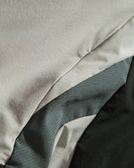 Breathable color-blocked top