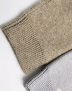 레트로 컬러 블록 폴라베어 스웨터