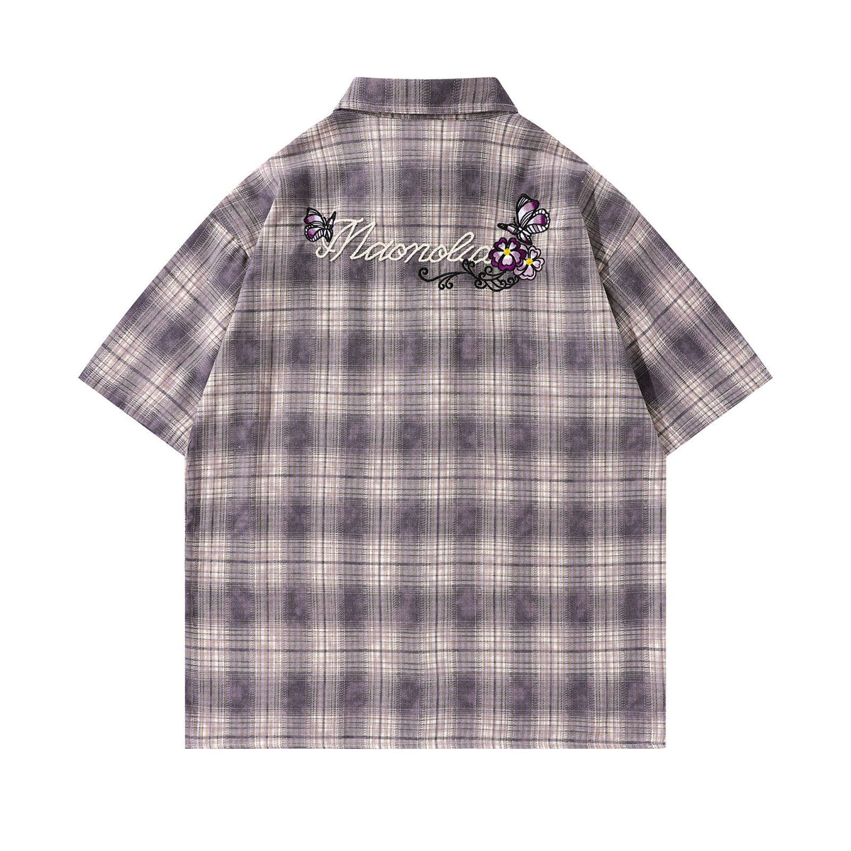 Vintage Plaid Short Sleeve Shirt