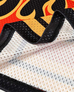 Flame Print Short-Sleeve