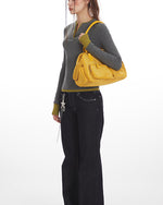 Faux two-piece slim-fit long-sleeved top (women's)