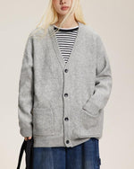 復古學院風毛衣外套