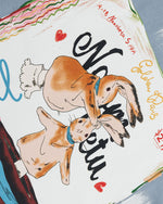 만화 토끼 반팔