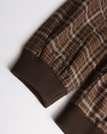 Embroidered contrasting color couple jacket