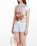 귀여운 곰 반팔