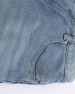 水洗簡約牛仔長褲