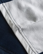 Contrast color stitching polo short sleeves