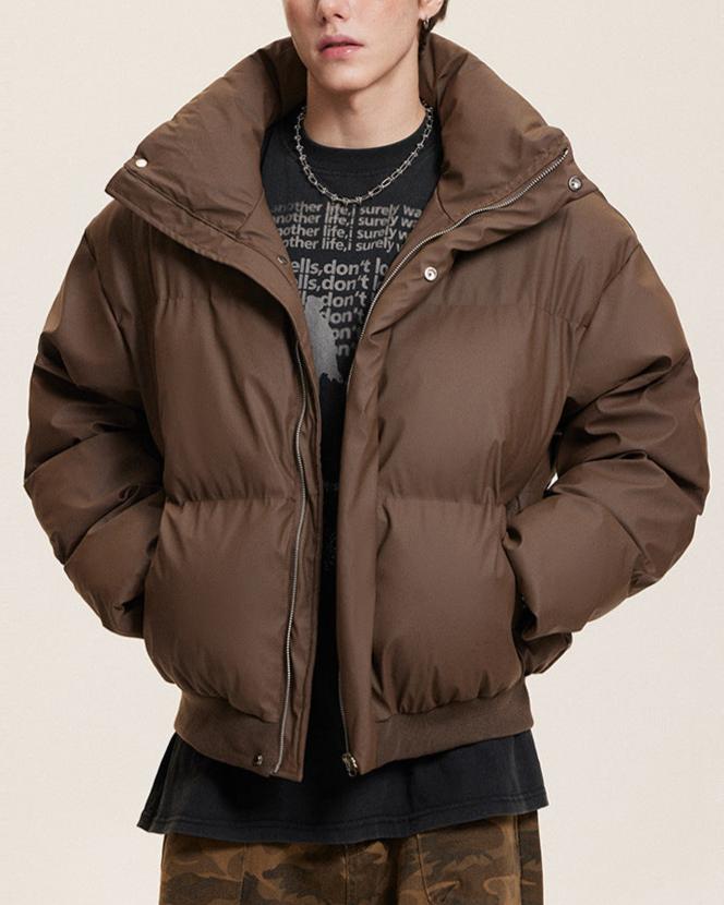 Retro thickened warm jacket