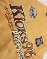 撞色字母長袖衛衣