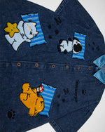 卡通刺綉短袖襯衫