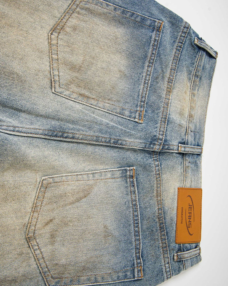 Simple straight leg jeans