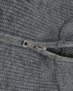 Retro letter turtleneck sweater