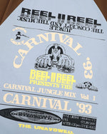 레트로 콘트라스트 프린트 반소매