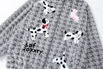 Fun Dalmatian Stand Collar Jacket