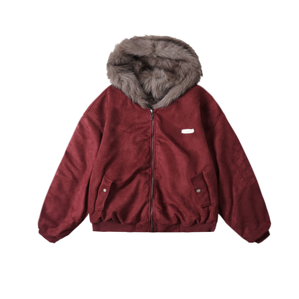 Reversible cotton-padded jacket