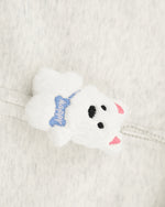 embroidered paneled lapel jacket