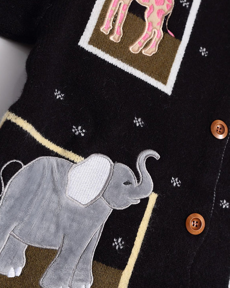 趣味動物針織衫