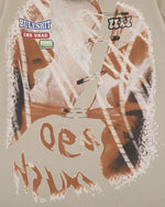 레트로 스트리트 프린트 반소매