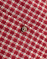 Fun plaid short-sleeved shirt