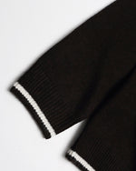 復古提花針織衫