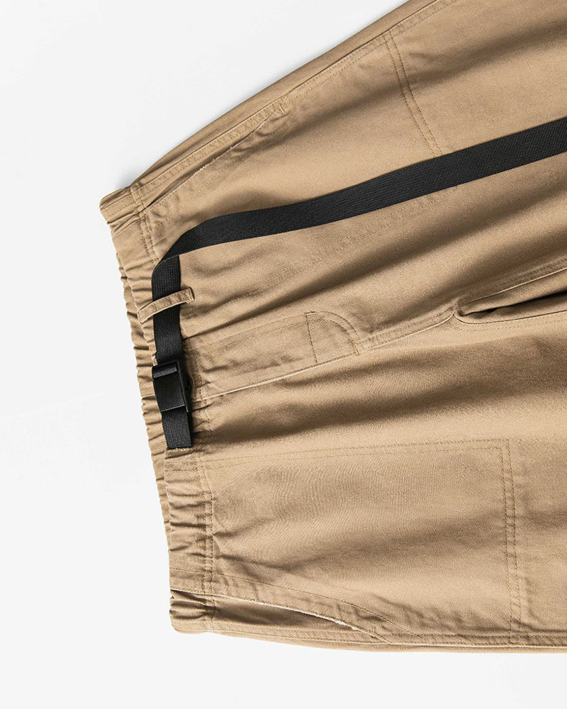 Solid color retro casual pants