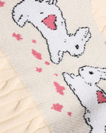 可愛小兔連帽針織衫