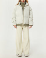 Retro contrast color simple cotton jacket