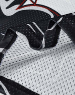 Color-blocked V-neck short-sleeved shirt