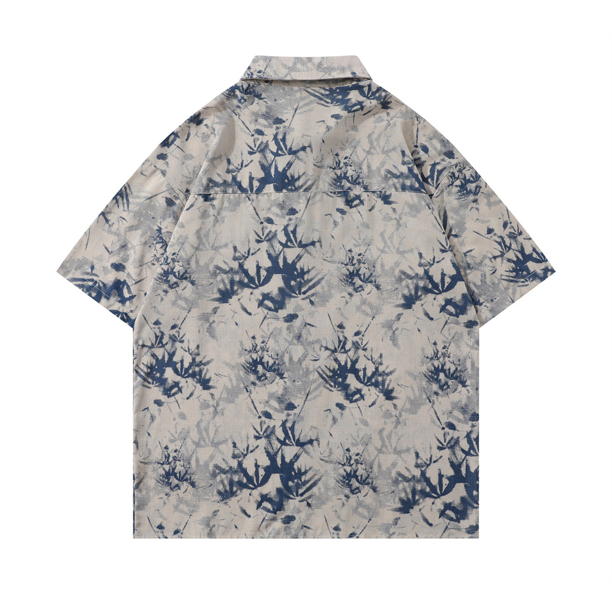 Vintage tie-dye short-sleeved shirt