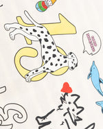 대비되는 컬러의 귀여운 반팔