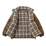 Retro reversible cotton jacket