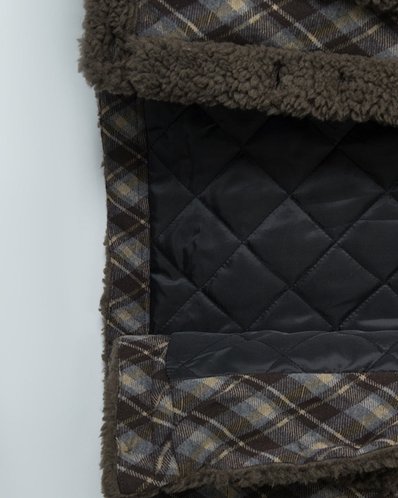 램스울 패치워크 코트