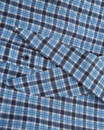 plaid long-sleeved shirt