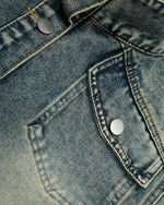 Retro simple denim jacket