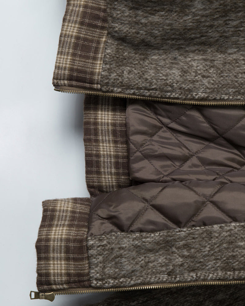 가짜 투피스 따뜻한 코트