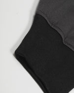 Color-blocked fleece-lined sweatshirt