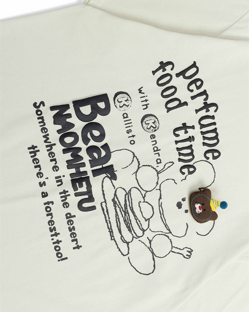 Retro cute bear short sleeves