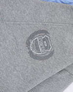 Badge Print Faux Two-Piece Sweatshirt