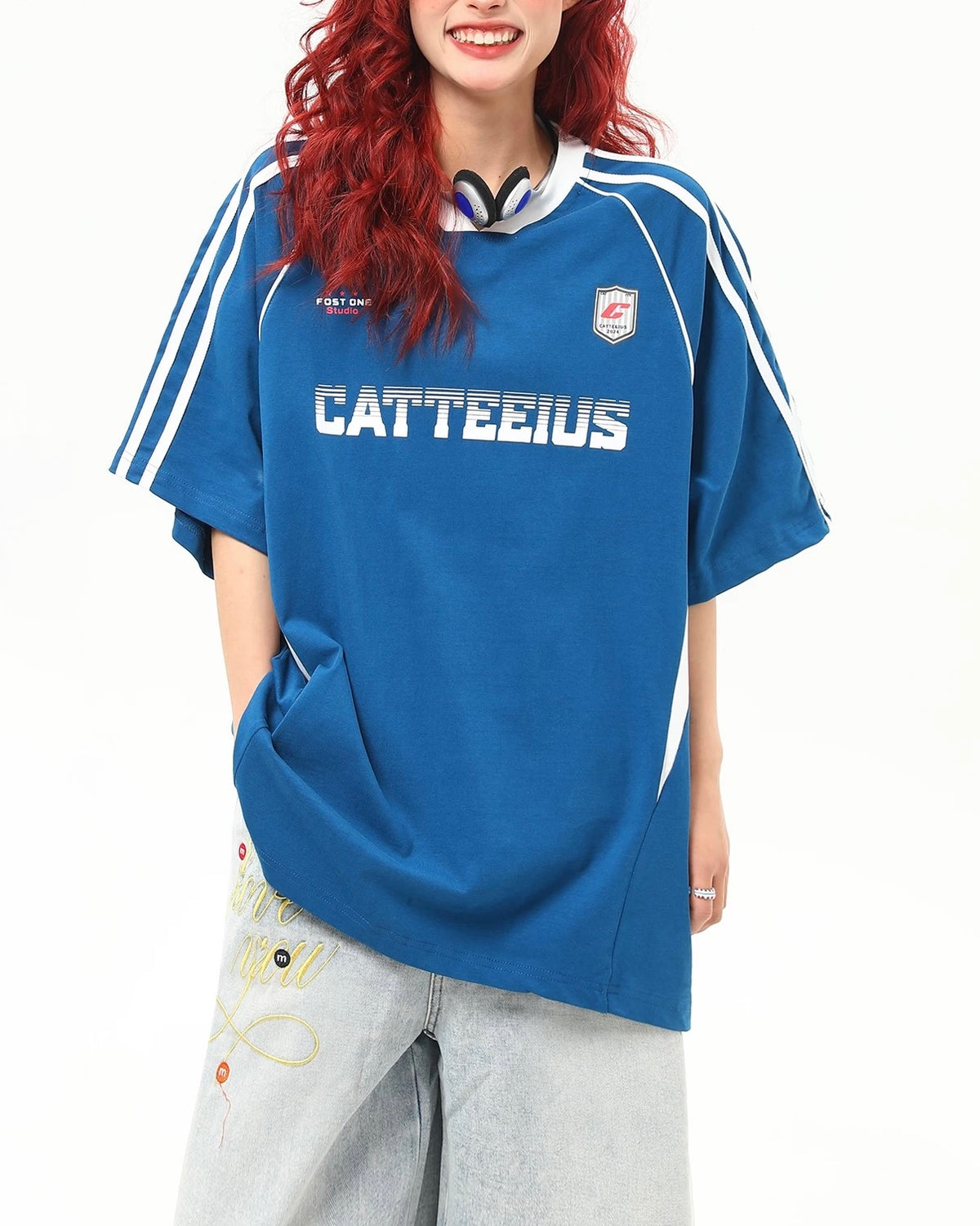 크루넥 반팔