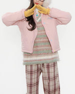 Retro short cotton jacket