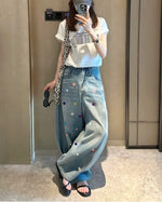 Vintage denim trousers