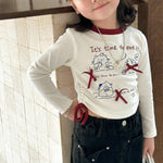 可愛蝴蝶結長袖