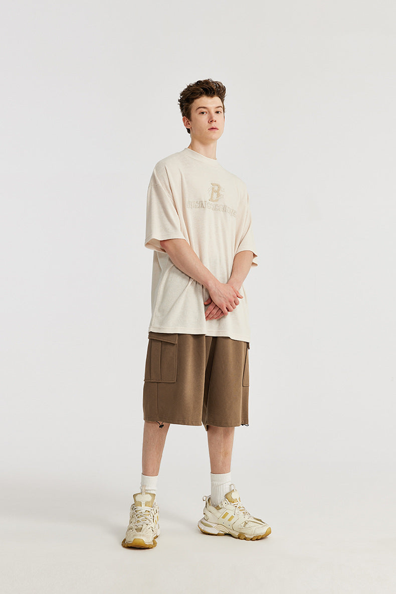 Retro multi-pocket cargo shorts